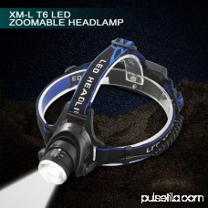 New 12W XML T6 LED 2000Lm Zoomable HeadLight HeadLamp Light & Car Charger NewHot Sale 569938954